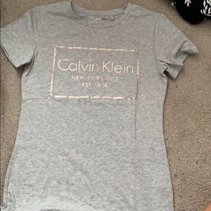 Gray Calvin Klein Top